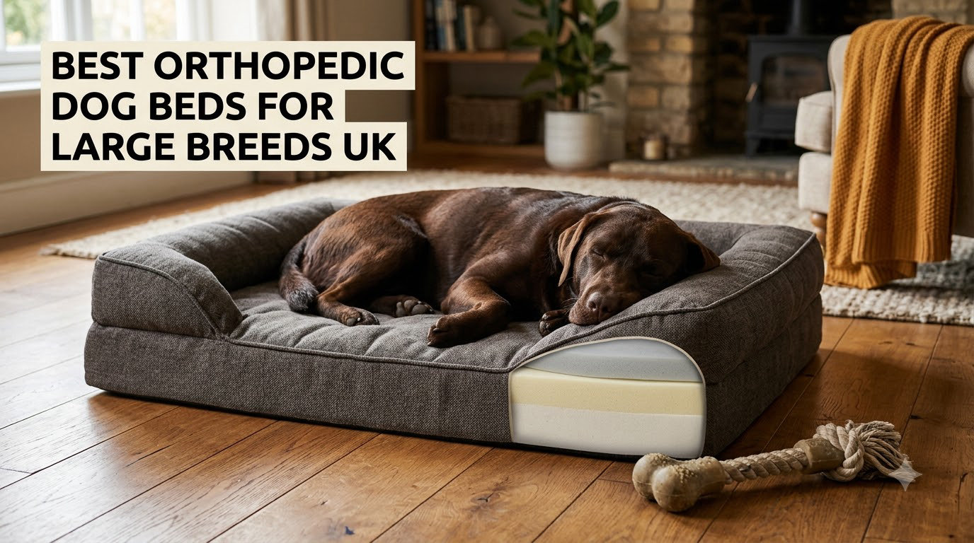 best orthopedic dog beds for large breeds uk