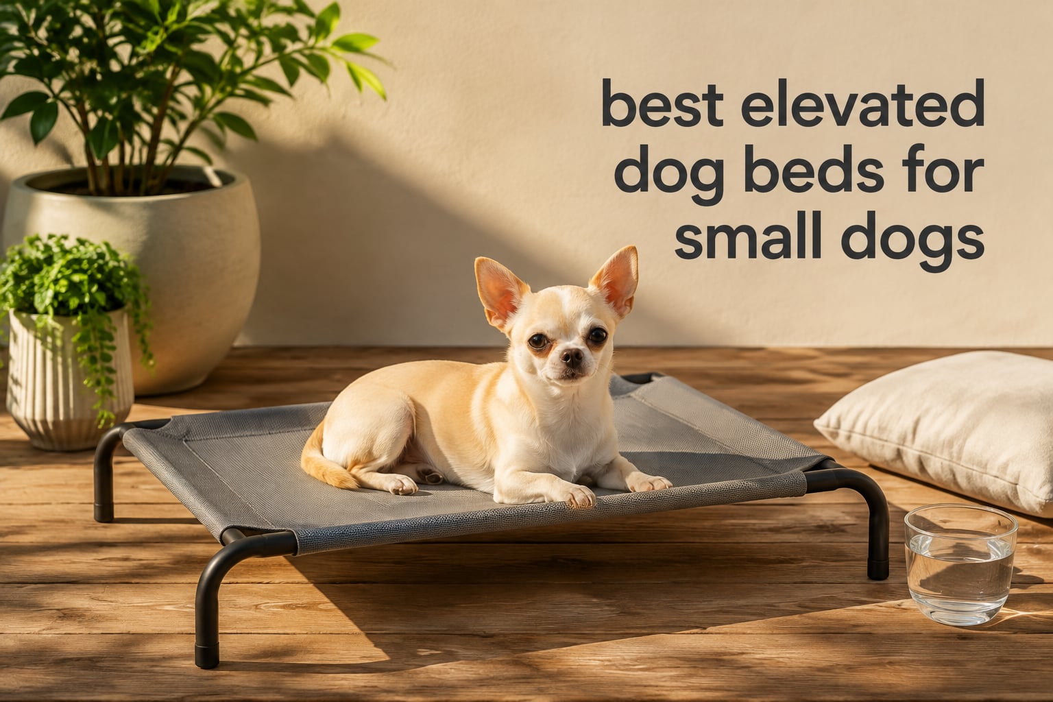 best elevated dog beds for small dogs