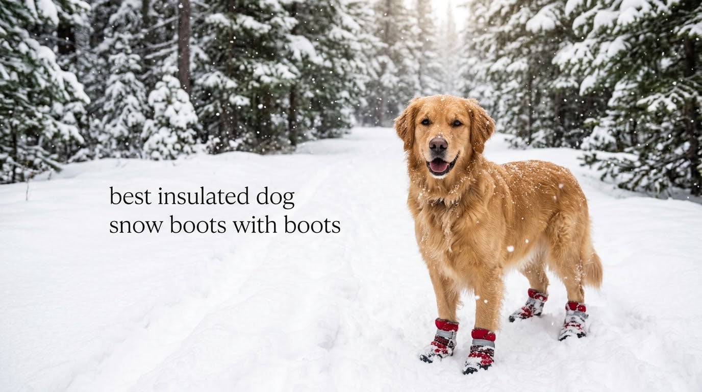 best insulated dog snow boots with boots
