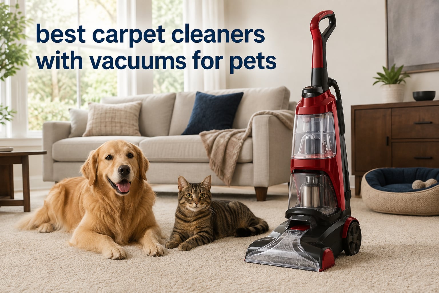 best carpet cleaners with vacuums for pets