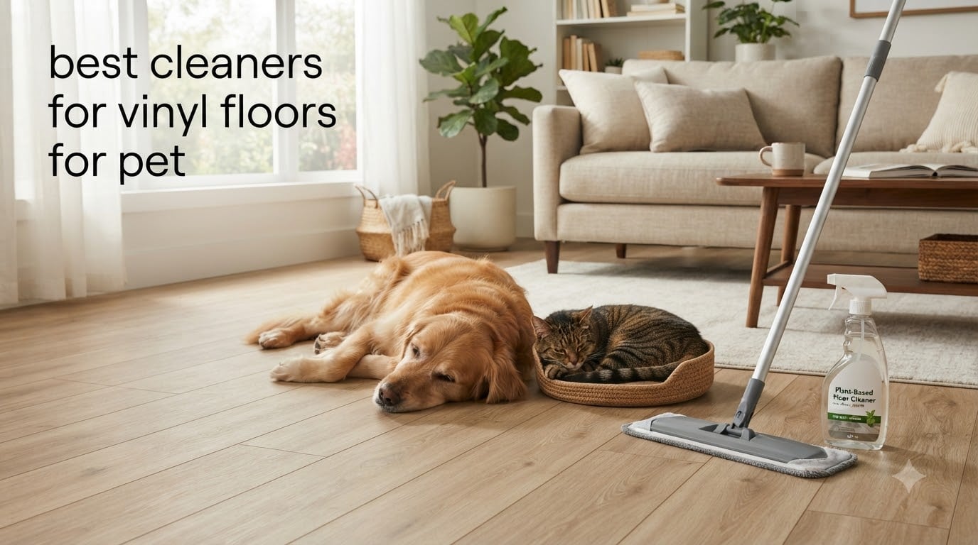 best cleaners for vinyl floors for pet