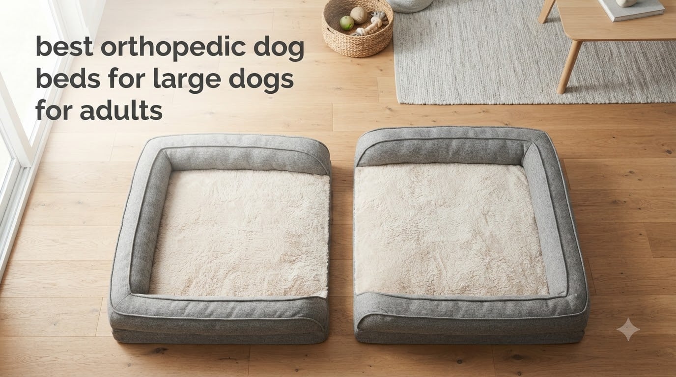 best orthopedic dog beds for large dogs for adults