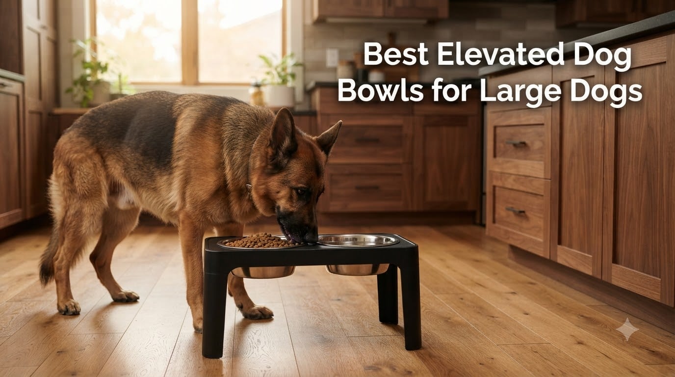 Best Elevated Dog Bowls for Large Dogs