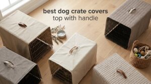 best dog crate covers top with handle