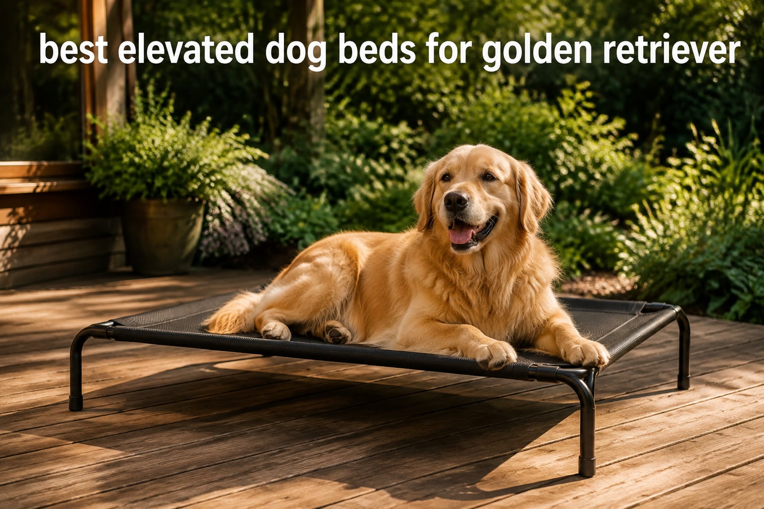 best elevated dog beds for golden retriever