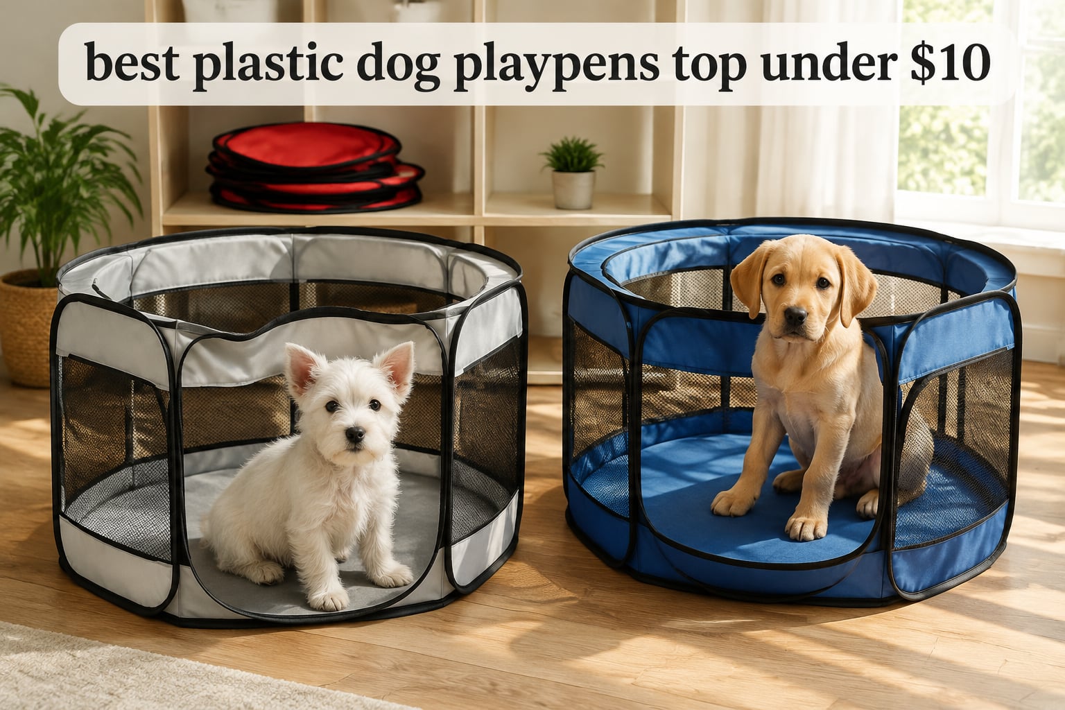 best plastic dog playpens top under $10