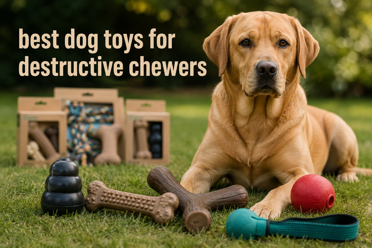 best dog toys for destructive chewers