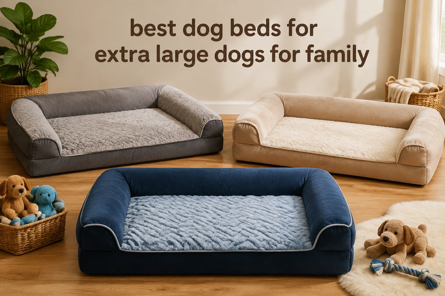 best dog beds for extra large dogs for family
