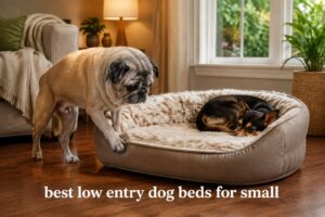 best low entry dog beds for small