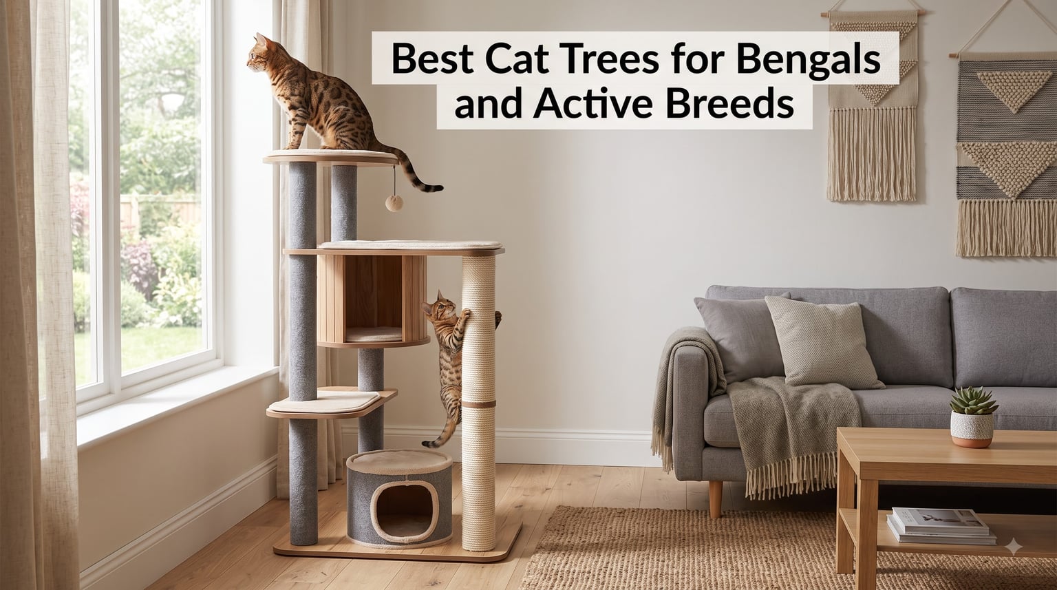 Best Cat Trees for Bengals and Active Breeds