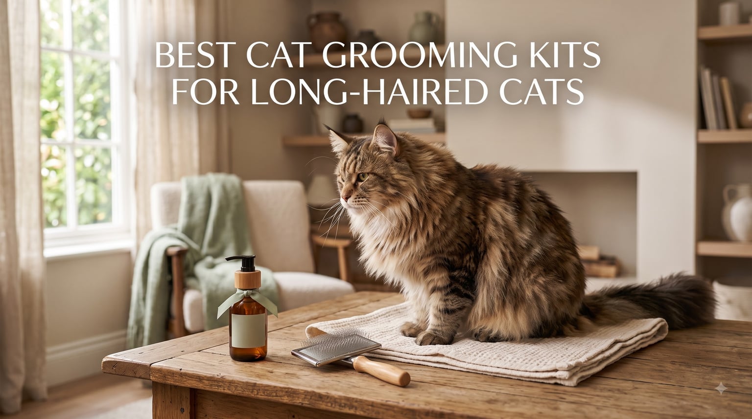 Best Cat Grooming Kits for Long-Haired Cats