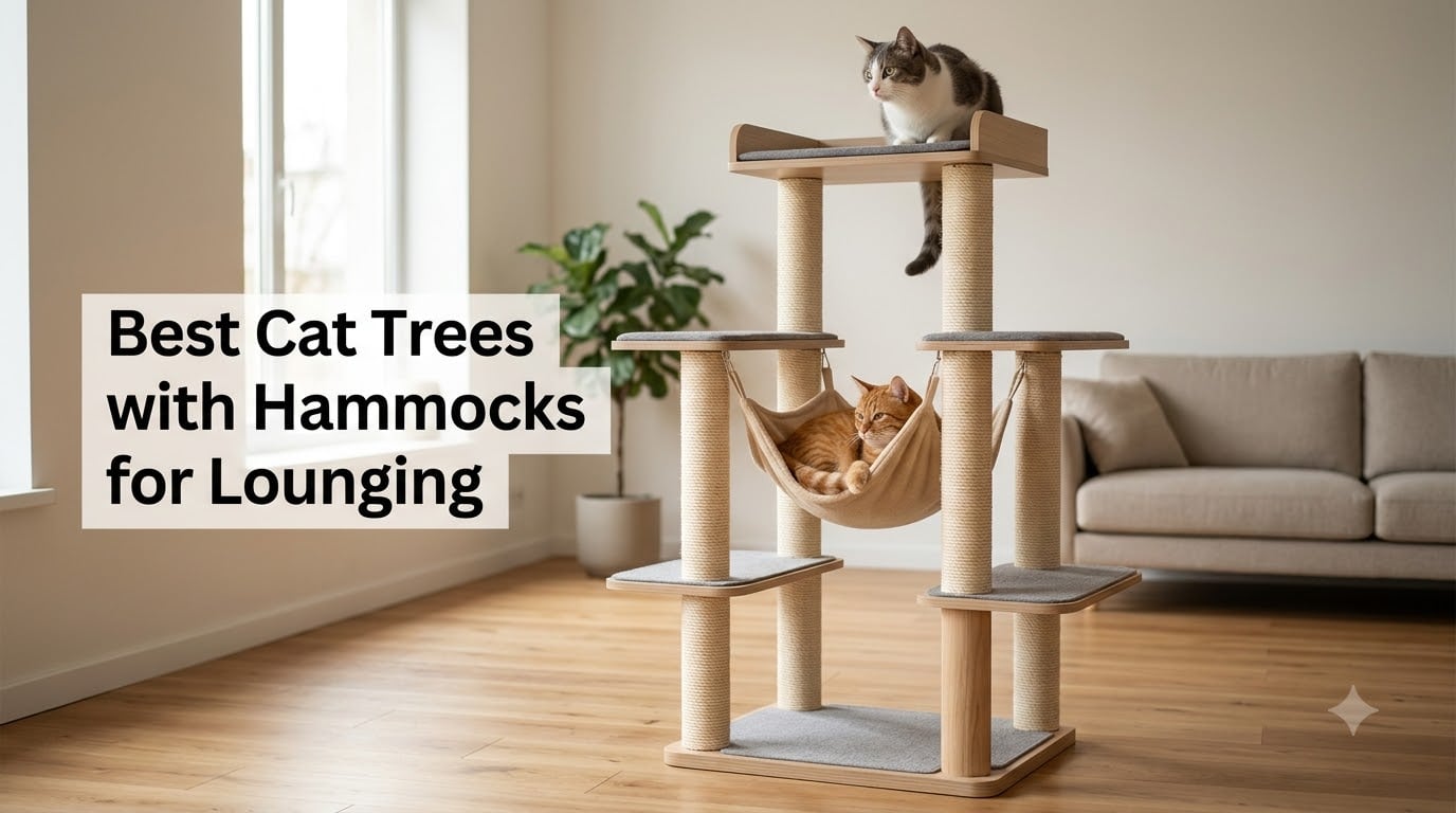 Best Cat Trees with Hammocks for Lounging