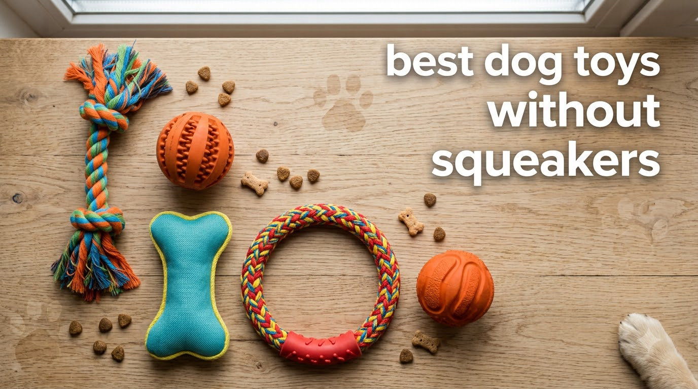 best dog toys without squeakers