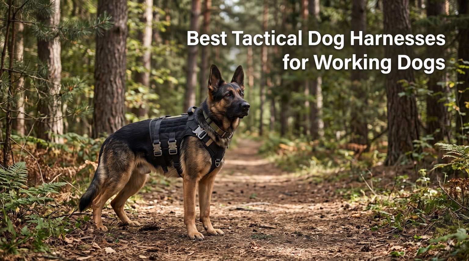 Best Tactical Dog Harnesses for Working Dogs
