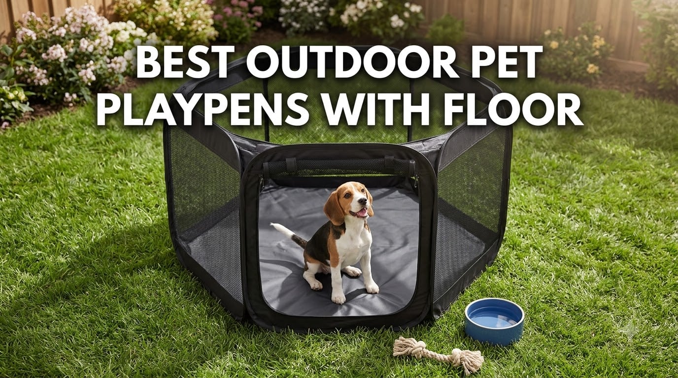 best outdoor pet playpens with floor
