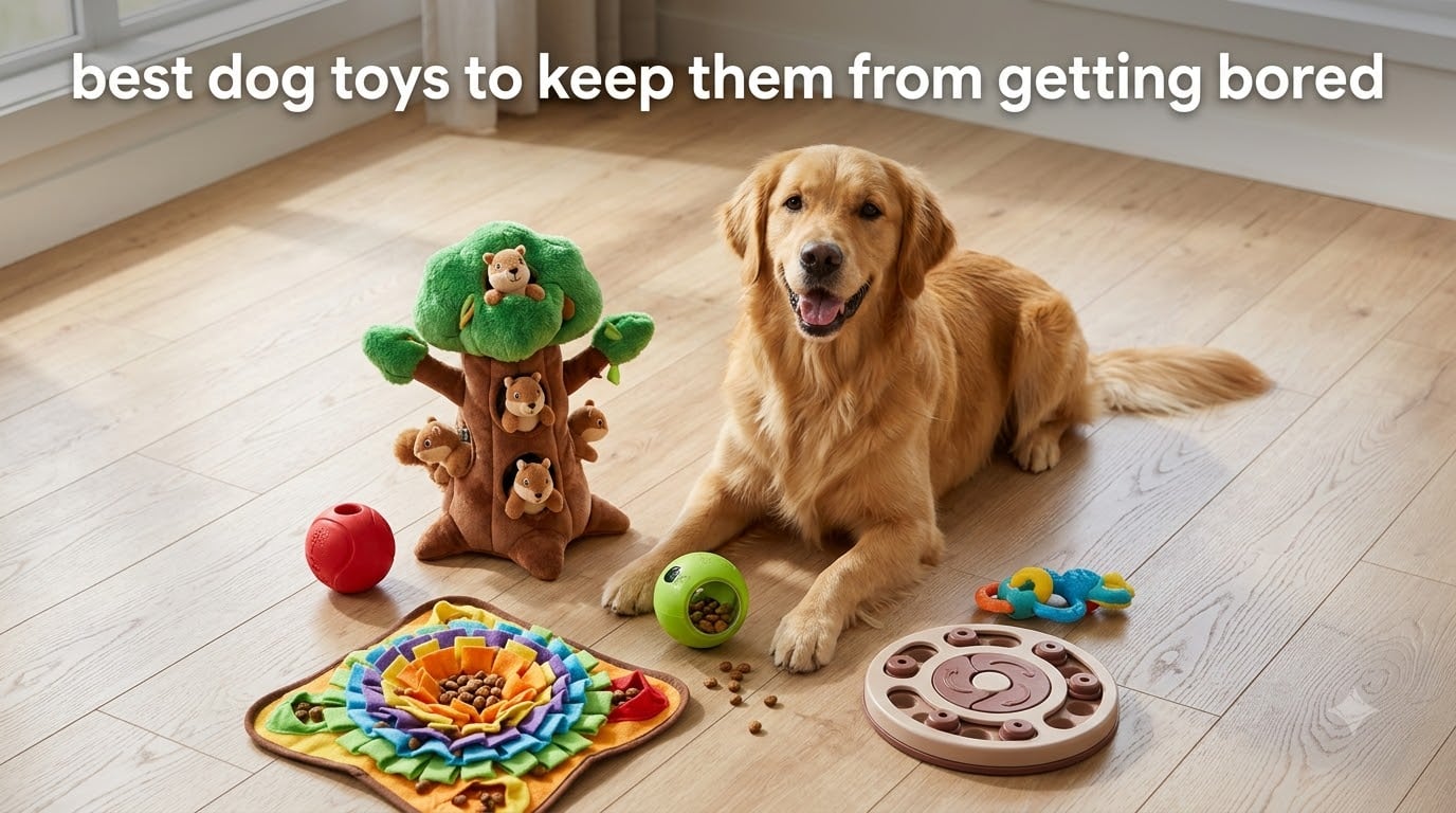 best dog toys to keep them from getting bored