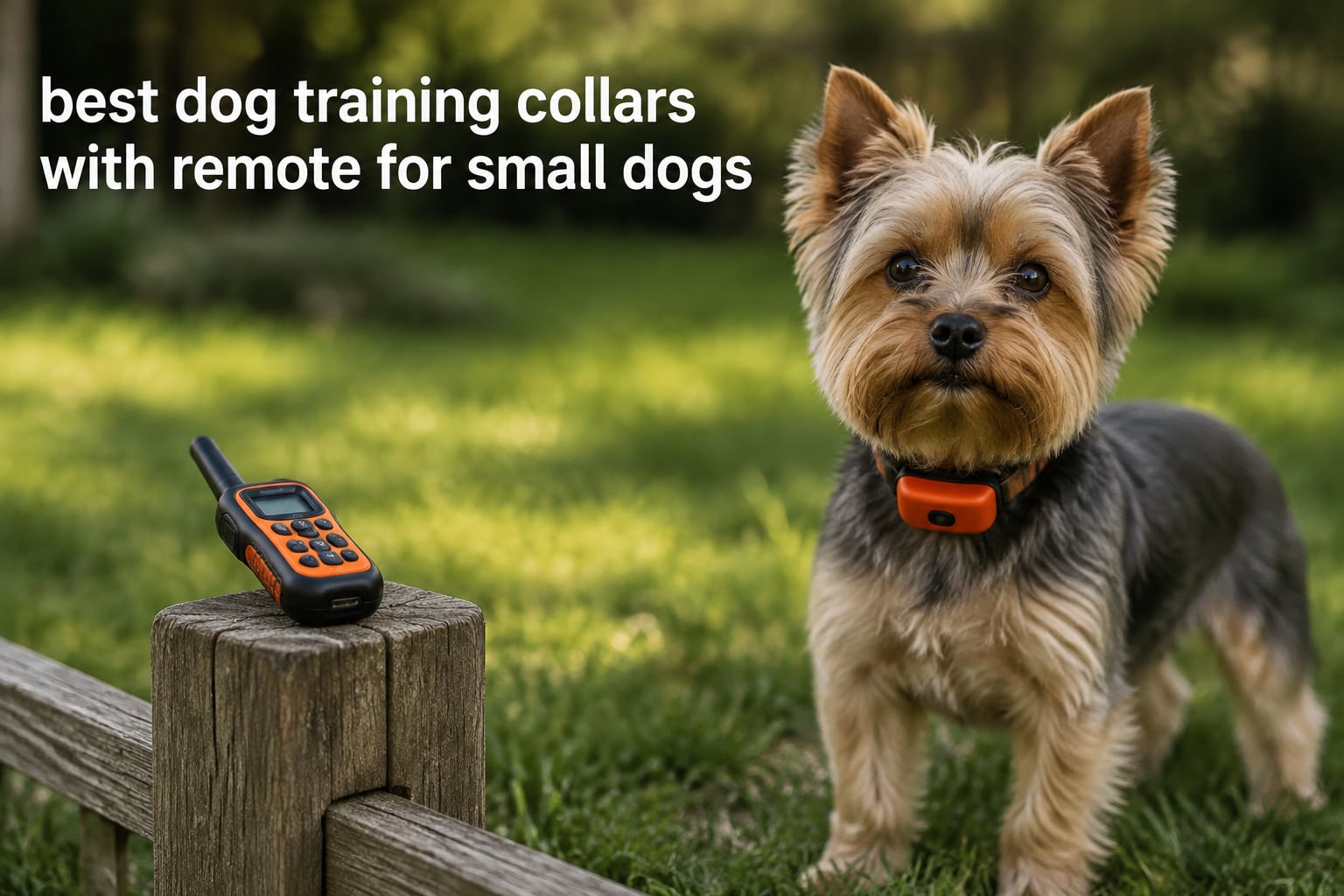 best dog training collars with remote for small dogs
