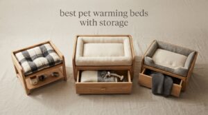 best pet warming beds with storage