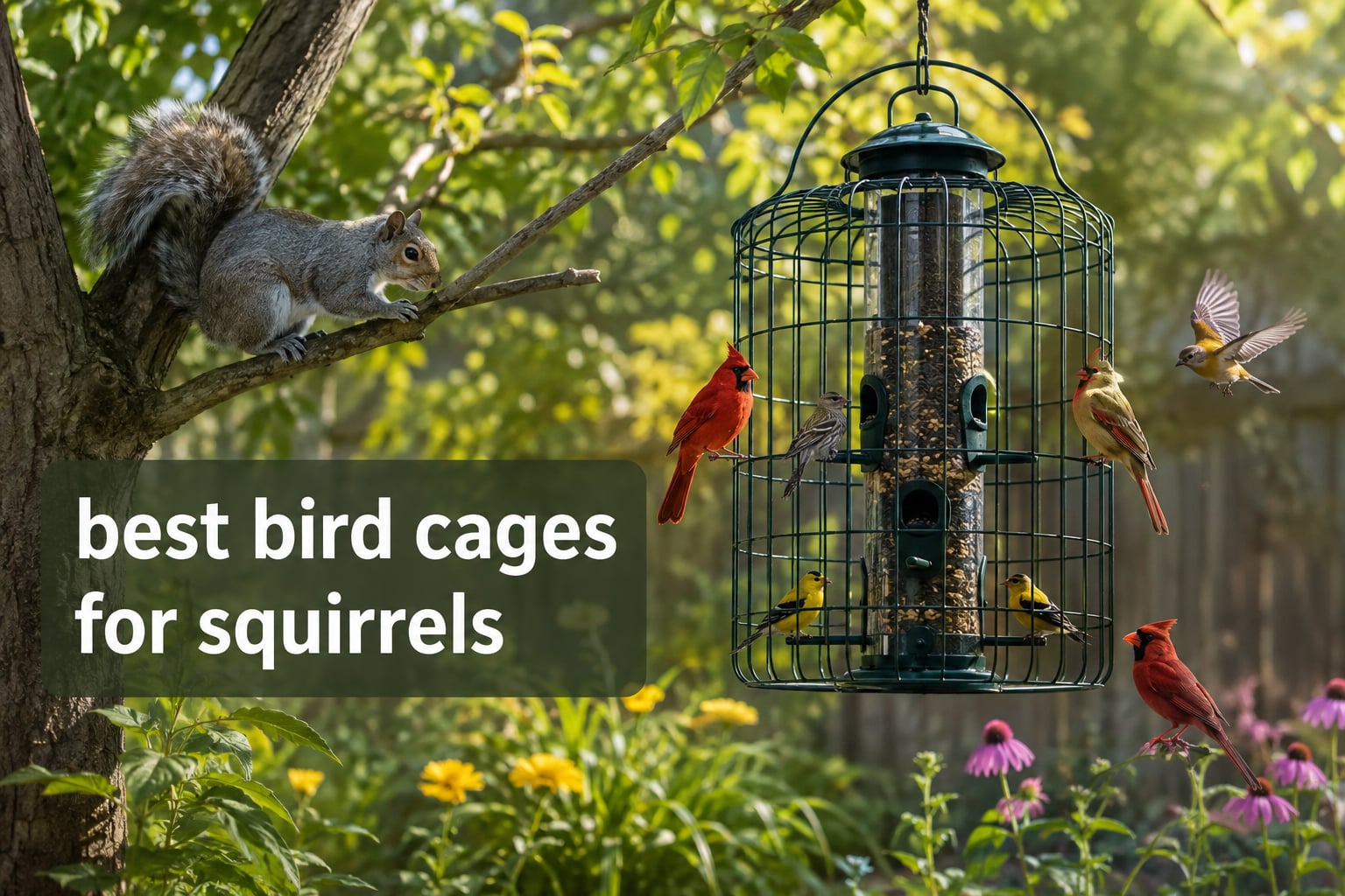 best bird cages for squirrels