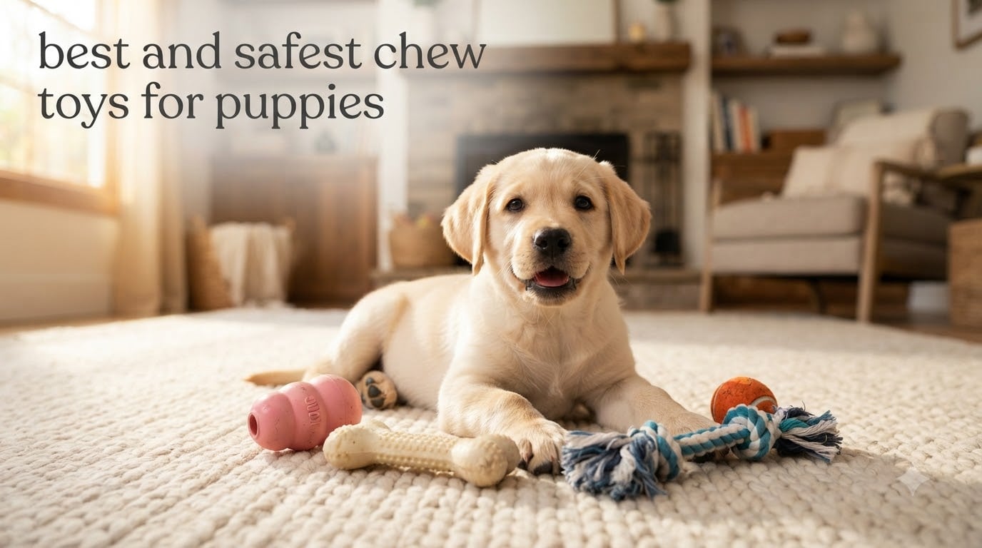 best and safest chew toys for puppies