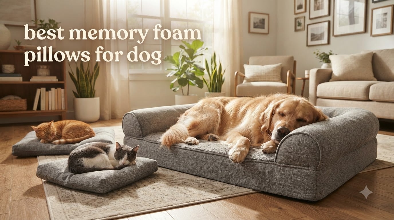 best memory foam pillows for dog