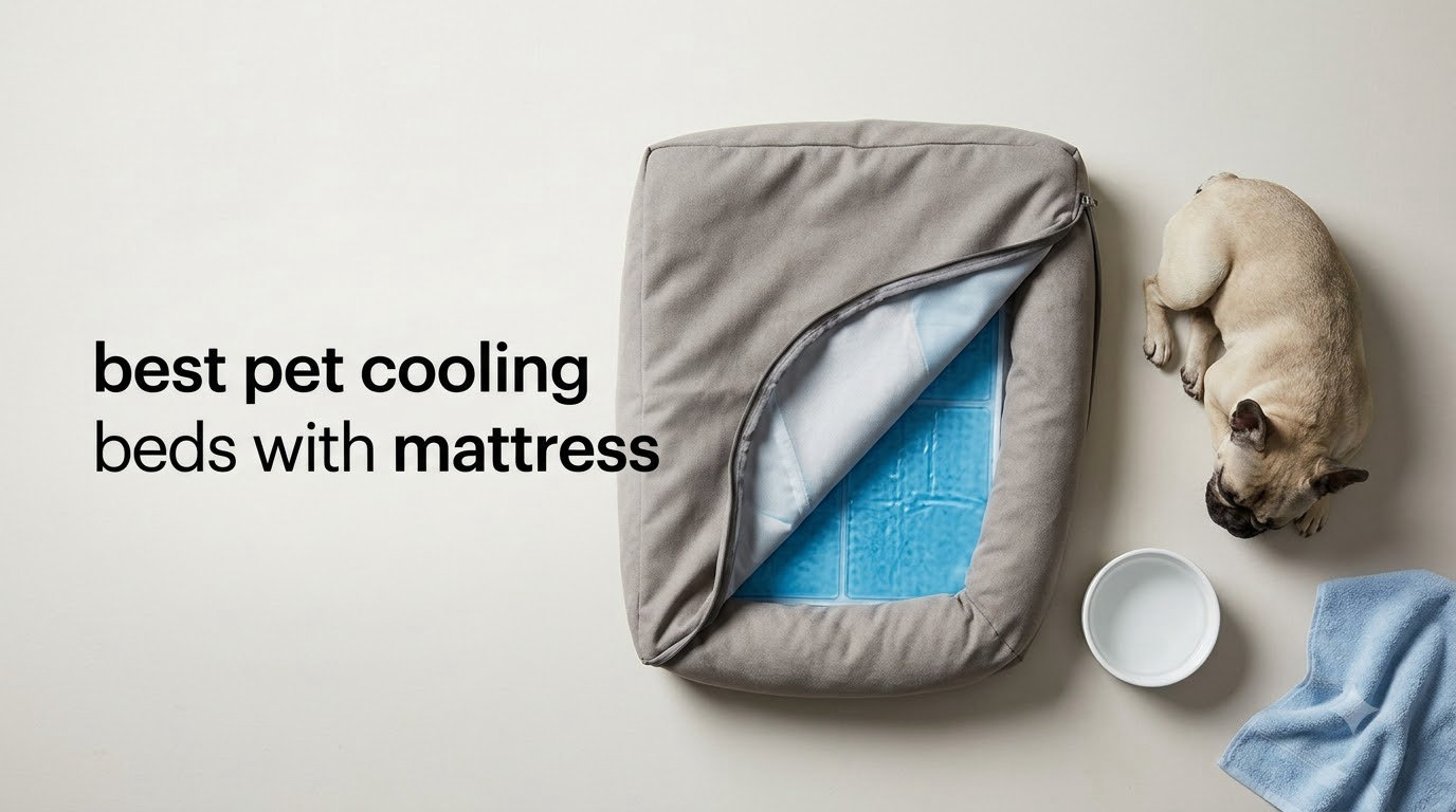best pet cooling beds with mattress
