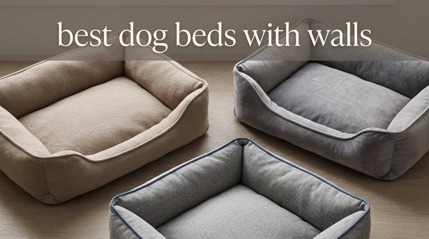 best dog beds with walls