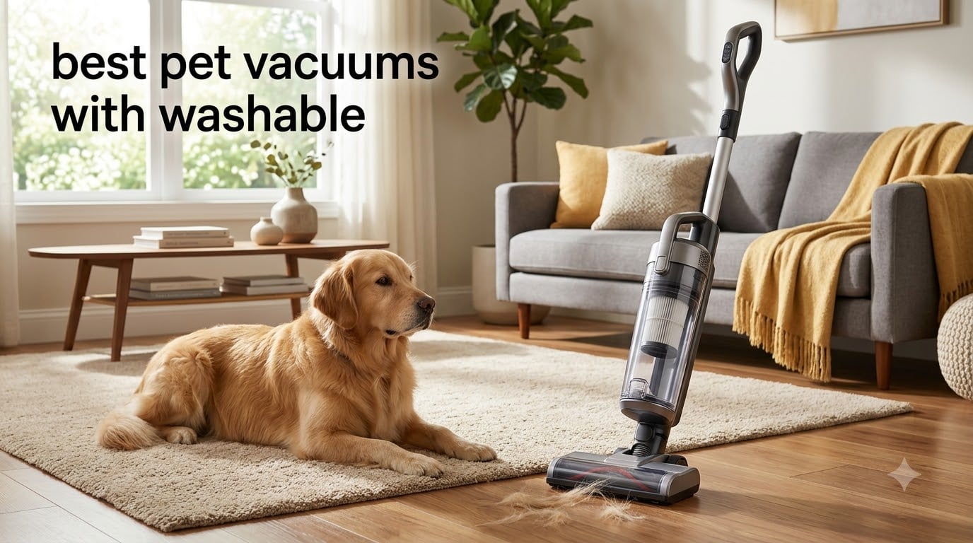 best pet vacuums with washable