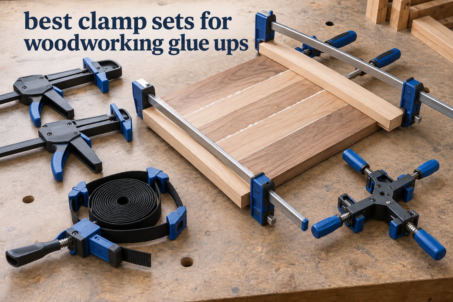 best clamp sets for woodworking glue ups