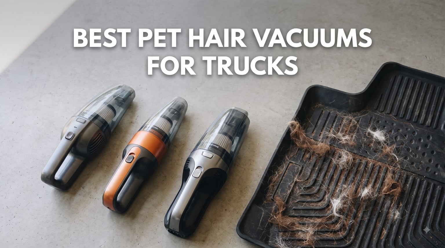 best pet hair vacuums for trucks