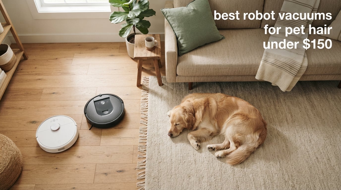 best robot vacuums for pet hair under $150