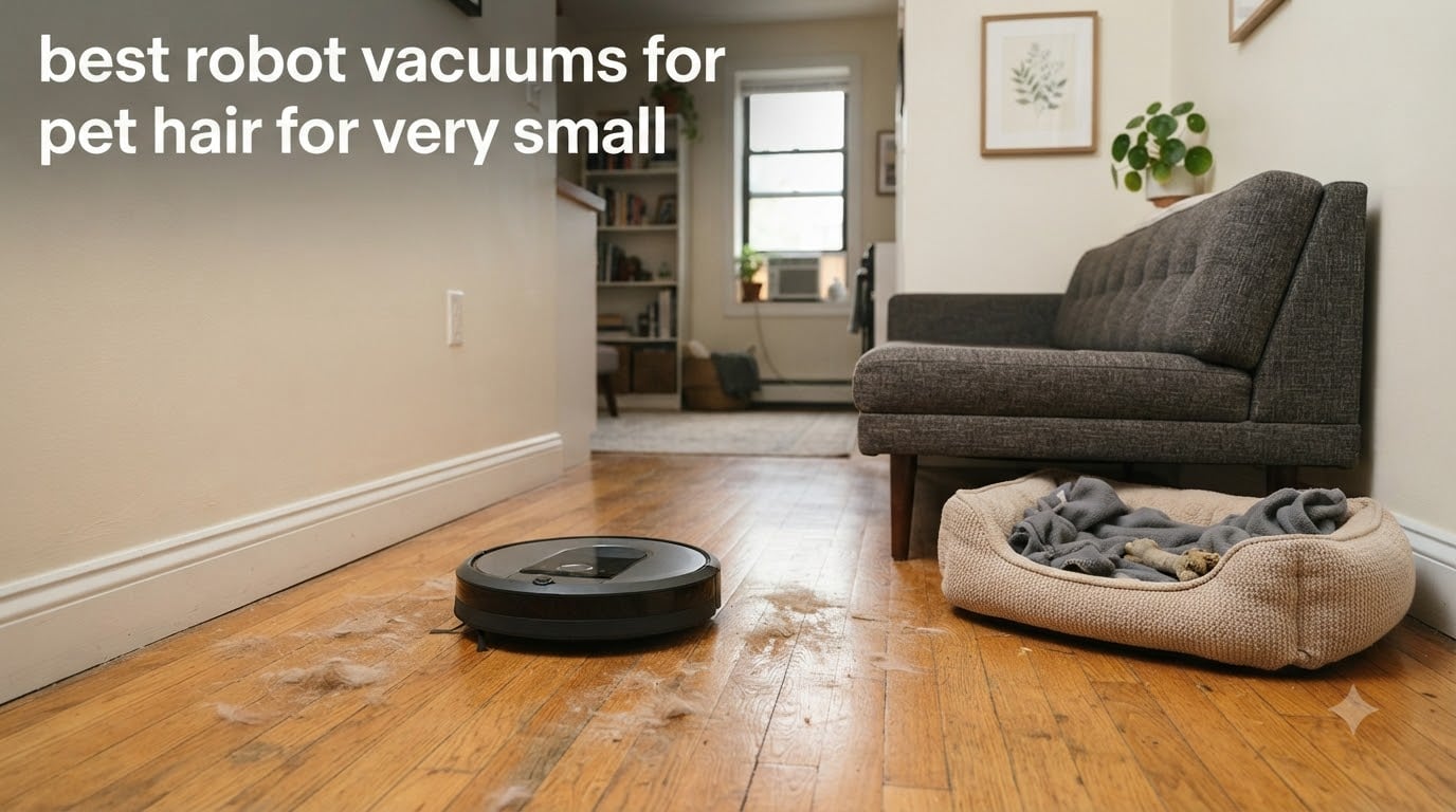best robot vacuums for pet hair for very small