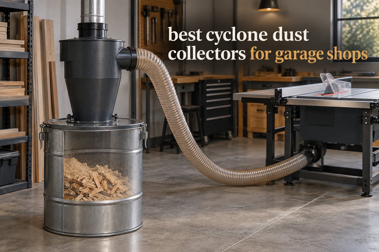 best cyclone dust collectors for garage shops