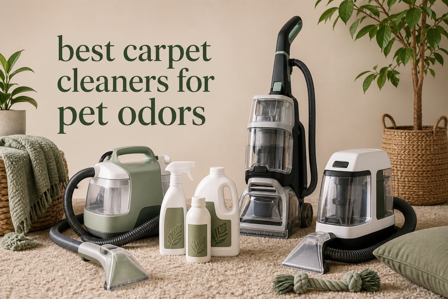 best carpet cleaners for pet odors