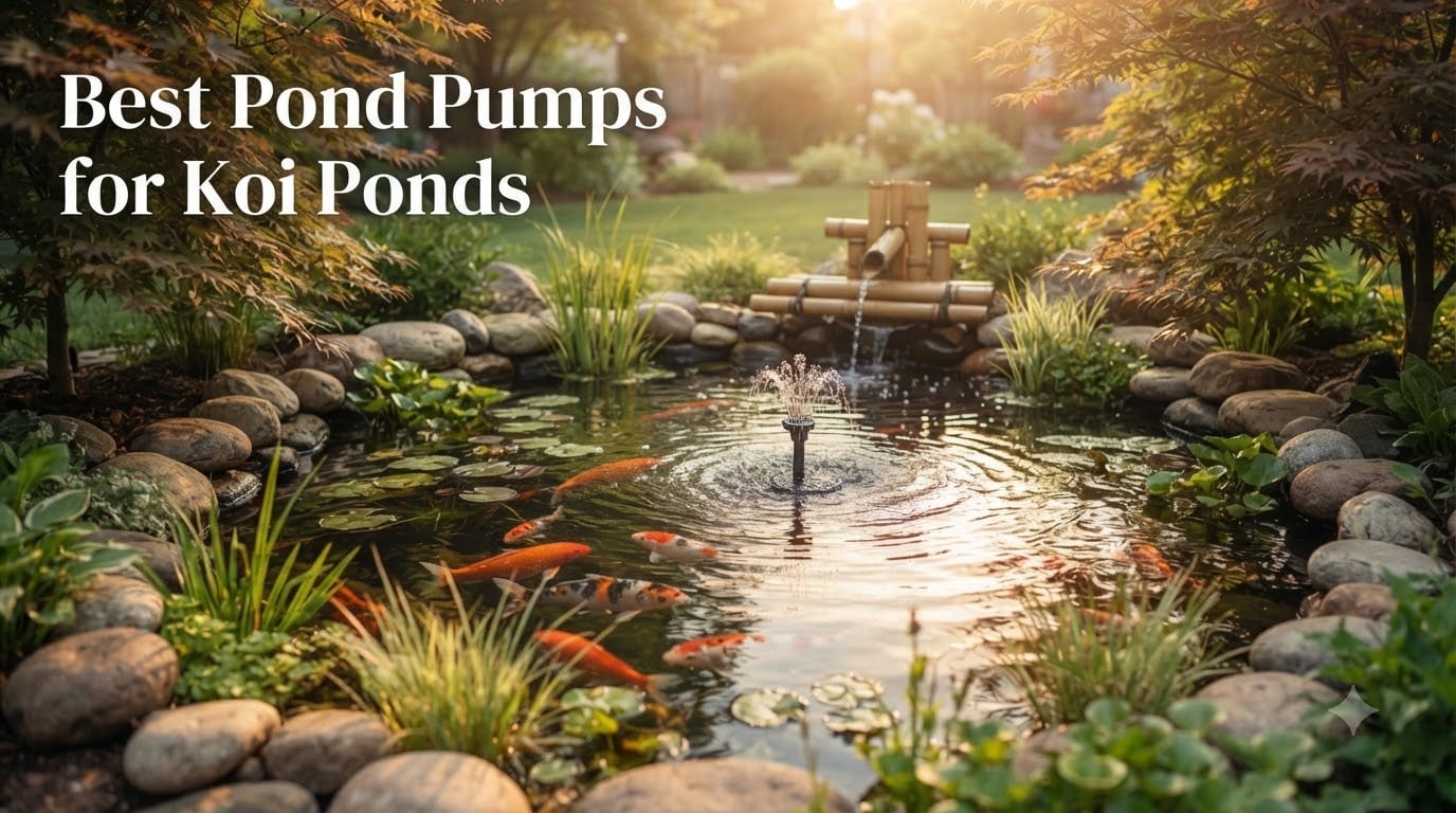 Best Pond Pumps for Koi Ponds