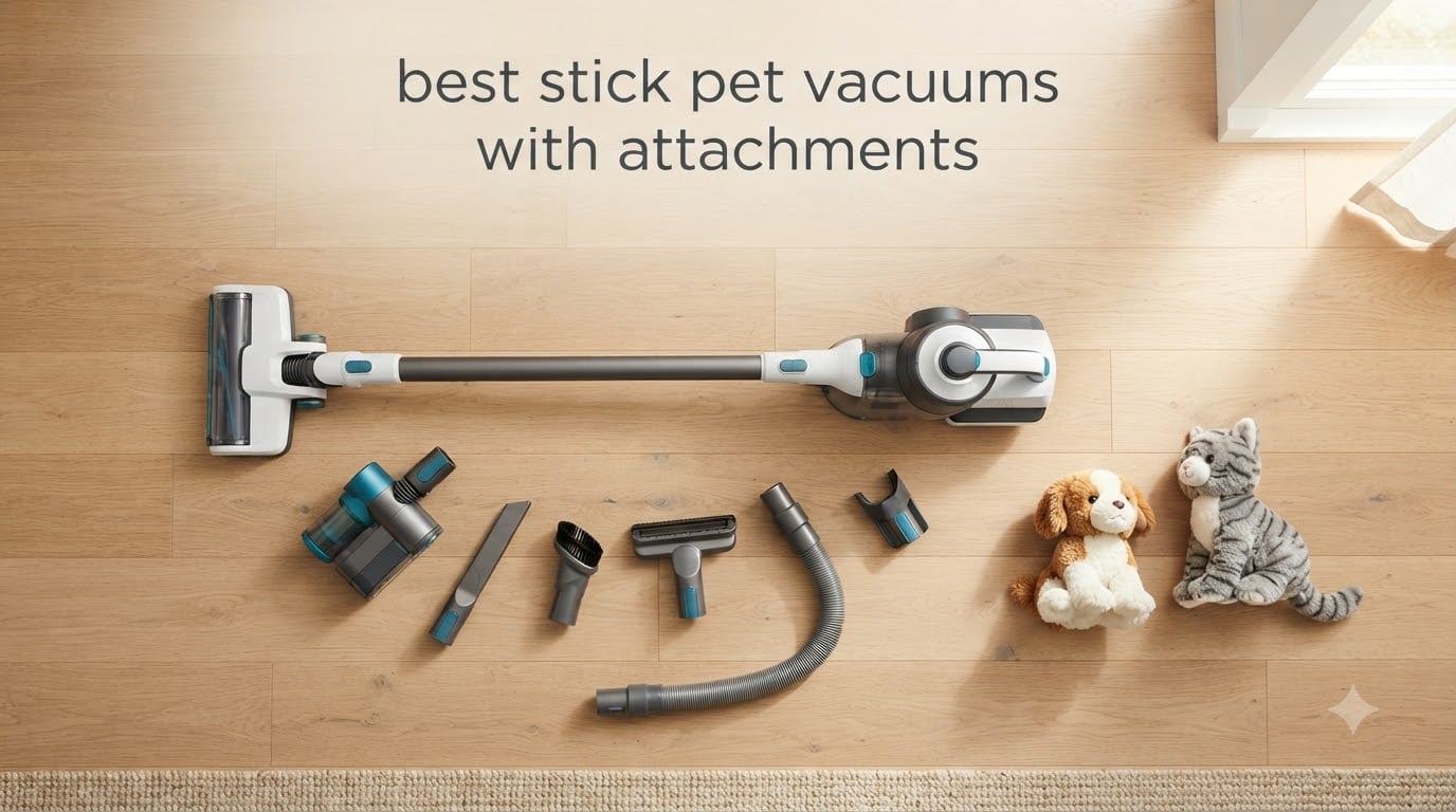 best stick pet vacuums with attachments