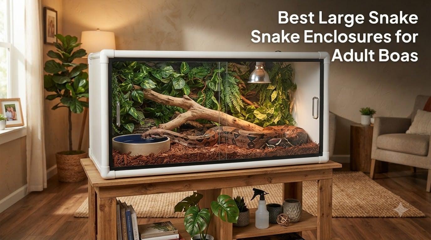 Best Large Snake Enclosures for Adult Boas