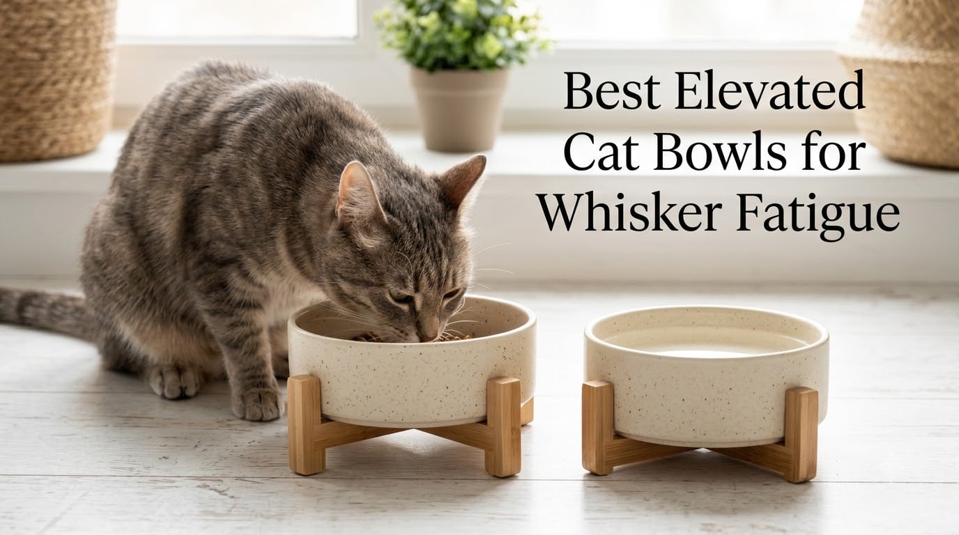 Best Elevated Cat Bowls for Whisker Fatigue