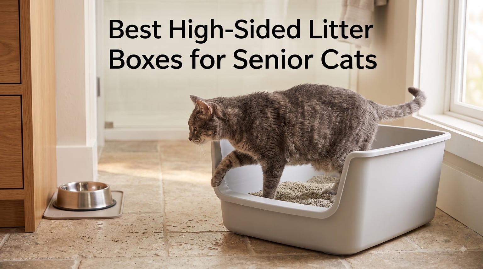 Best High-Sided Litter Boxes for Senior Cats