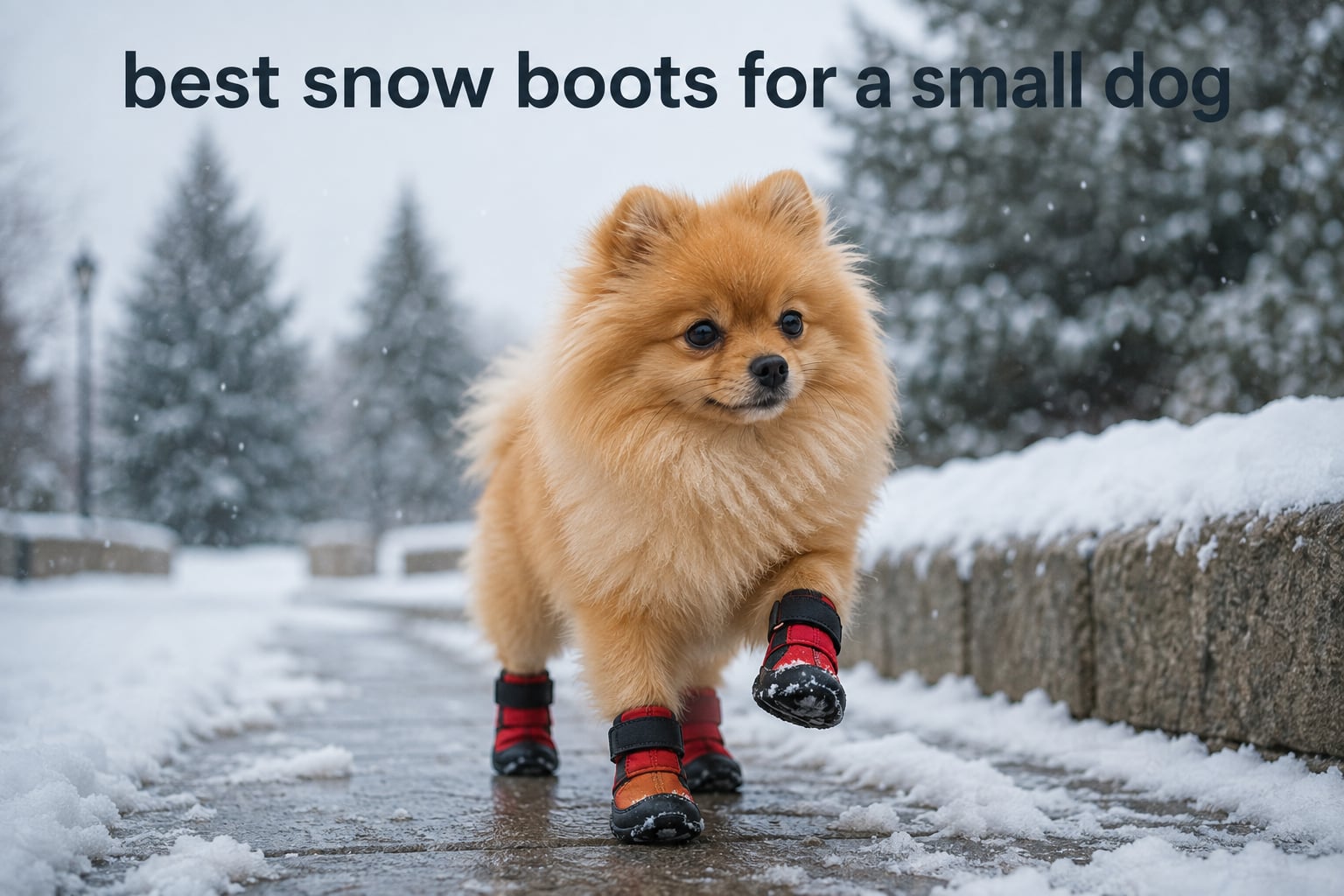 best snow boots for a small dog
