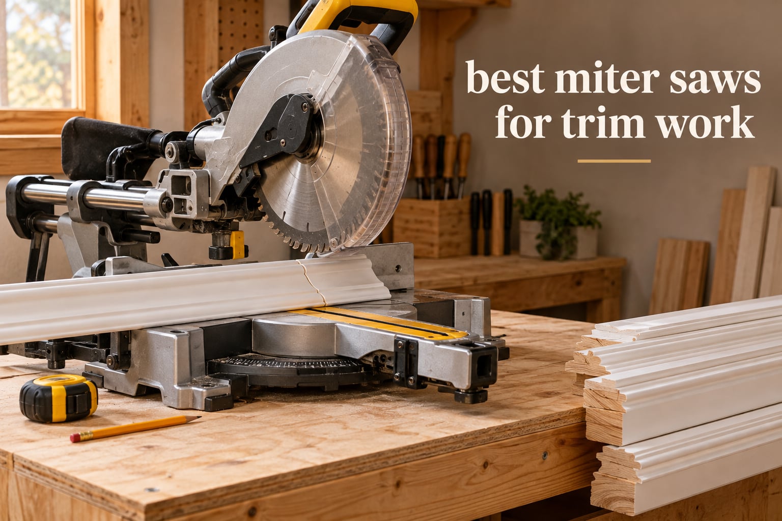 best miter saws for trim work