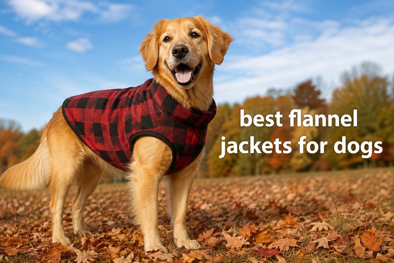 best flannel jackets for dogs