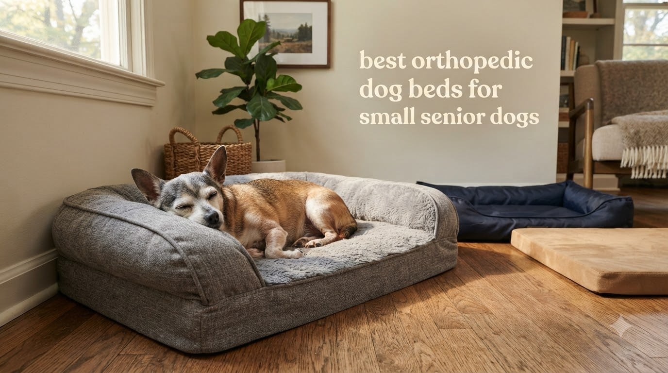 best orthopedic dog beds for small senior dogs
