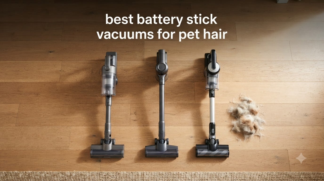 best battery stick vacuums for pet hair