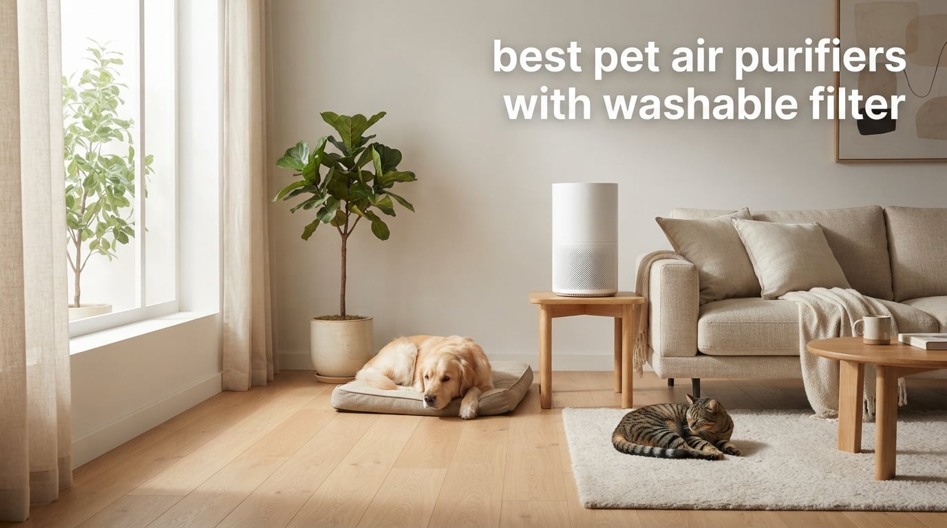 best pet air purifiers with washable filter