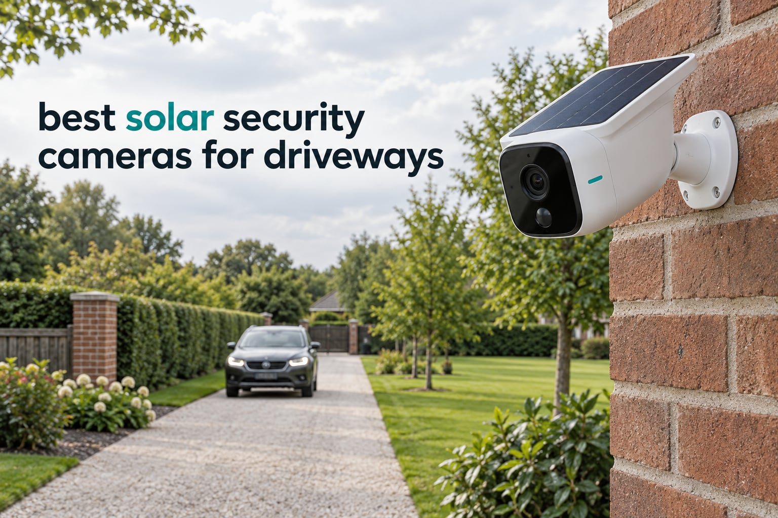 best solar security cameras for driveways