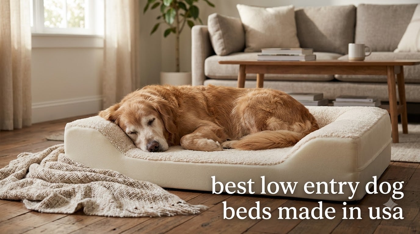 best low entry dog beds made in usa