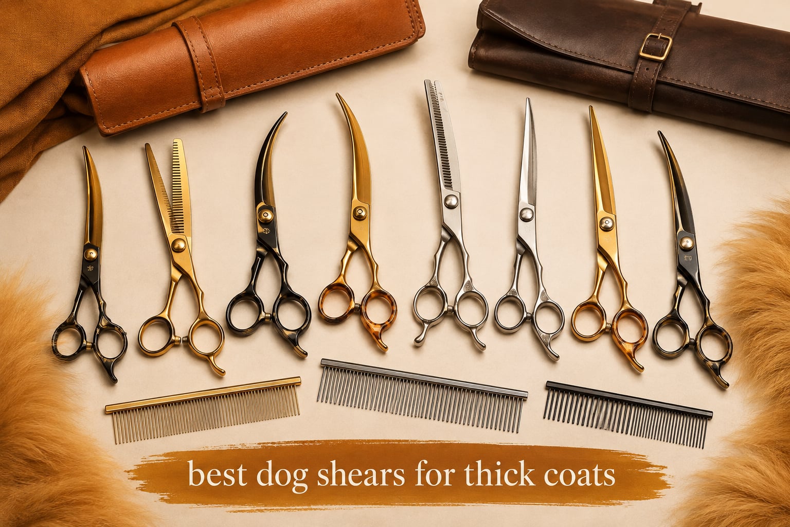 best dog shears for thick coats