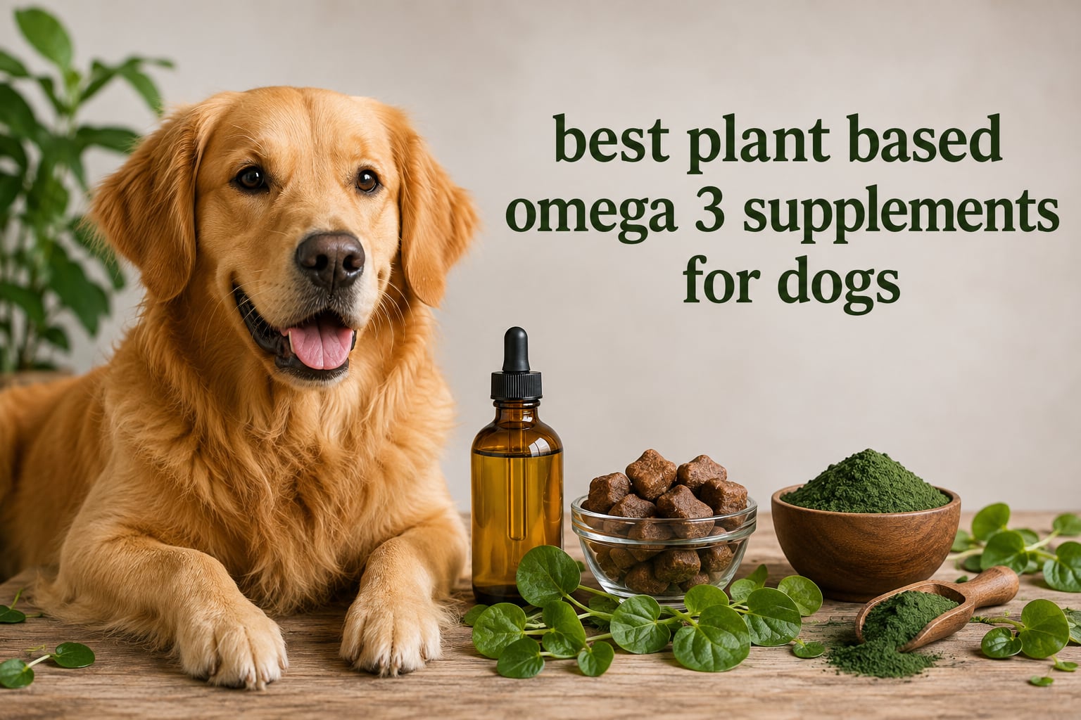 best plant based omega 3 supplements for dogs