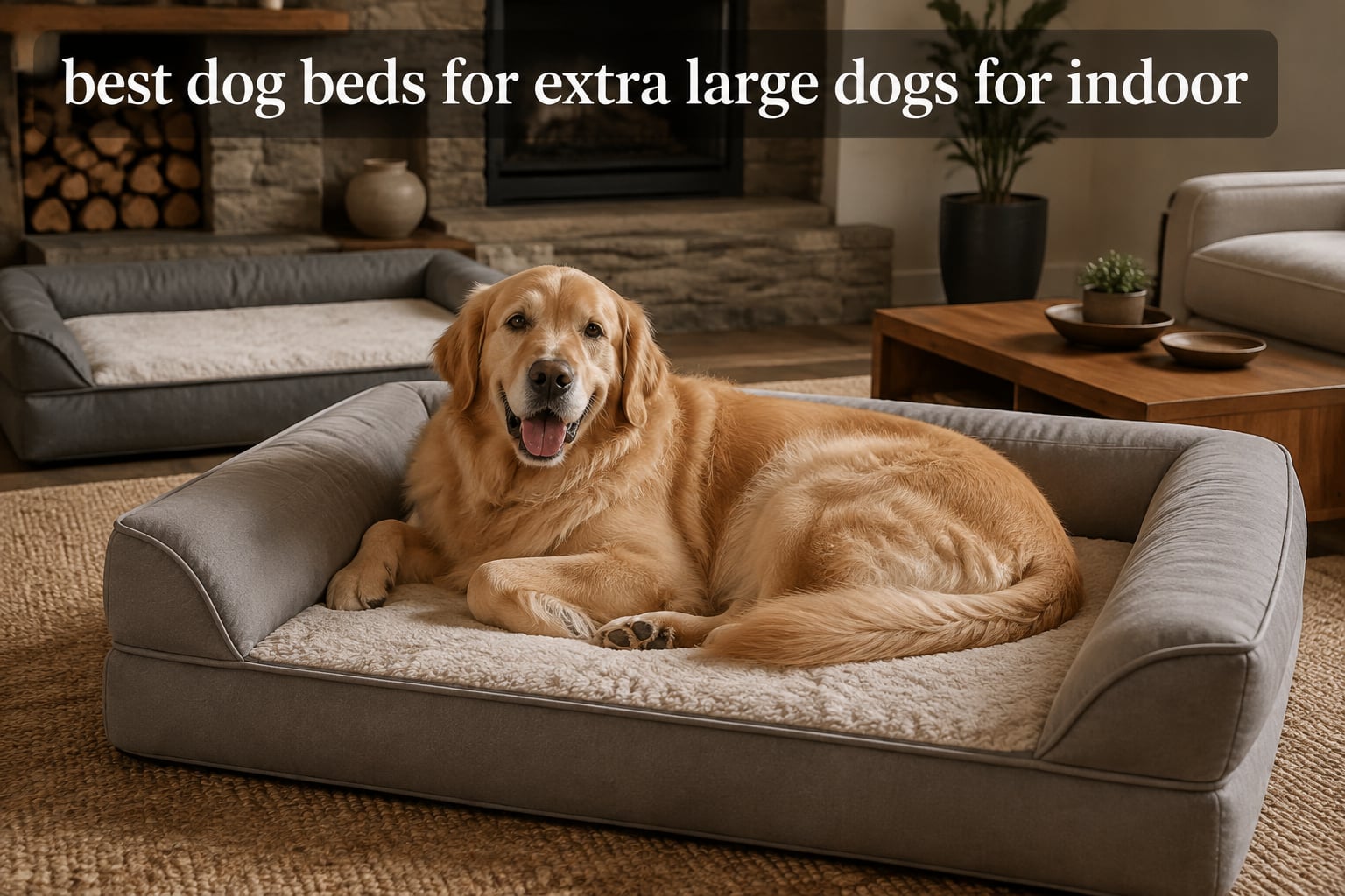 best dog beds for extra large dogs for indoor